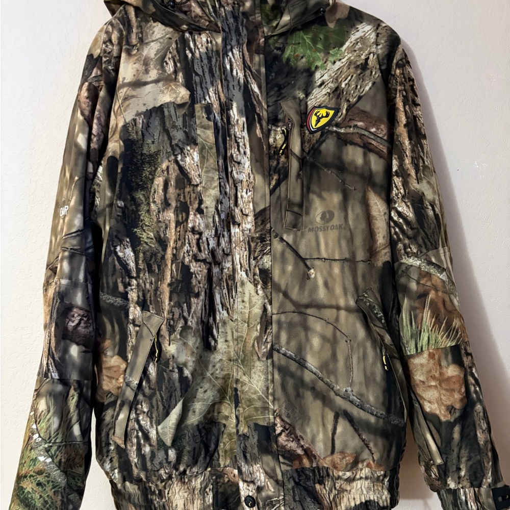 ScentBlocker Shield‎ Series Silentec Hunting Jacket Realtree Edge Fleece L Camo
